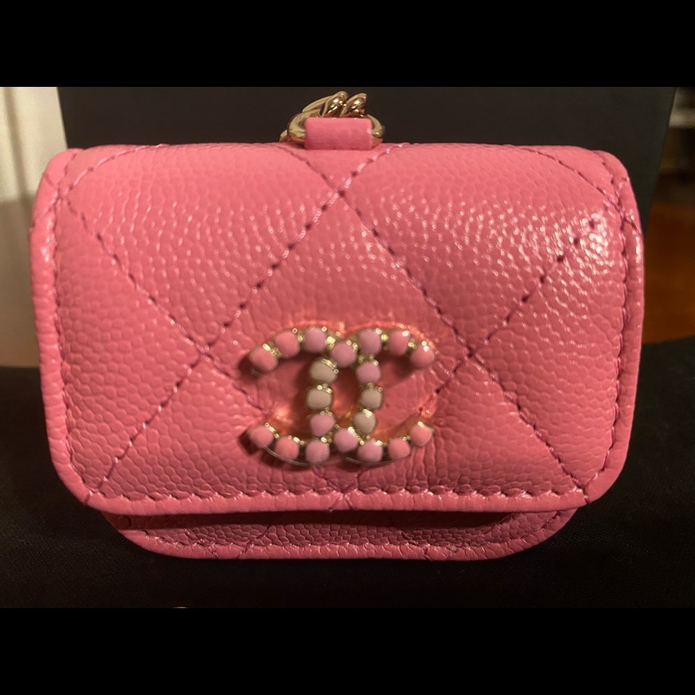 New Authentic Chanel AirPods Pro case
